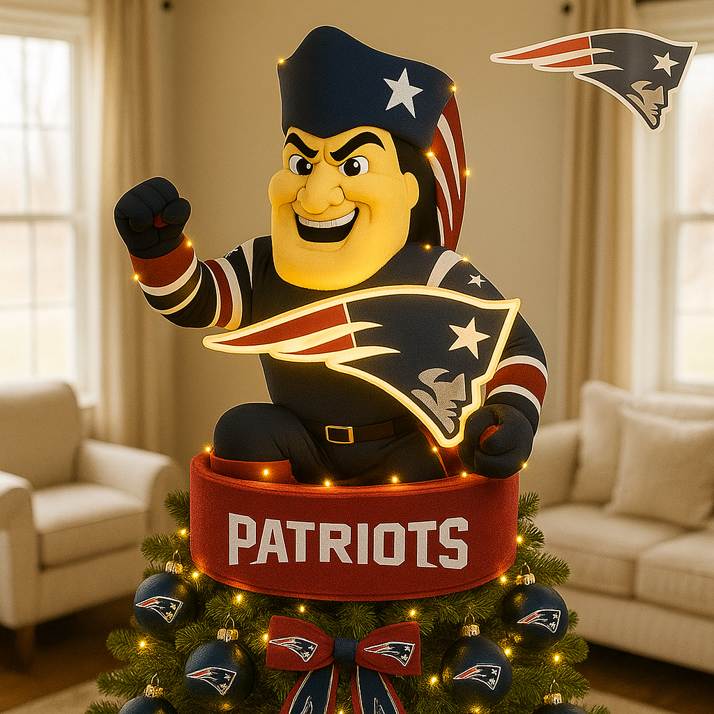 Premium NFL TEN Mascot Acrylic Christmas Tree Topper V1 NAK PTTD