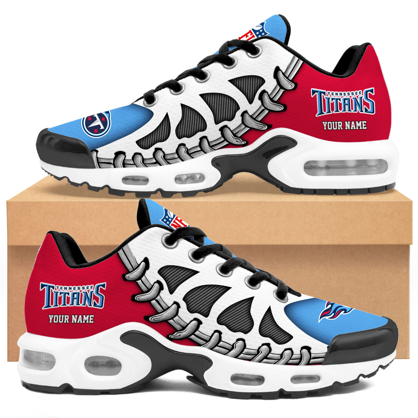Premium NFL TEN Spine Rush Air Max Sneaker V4 NMD TTV