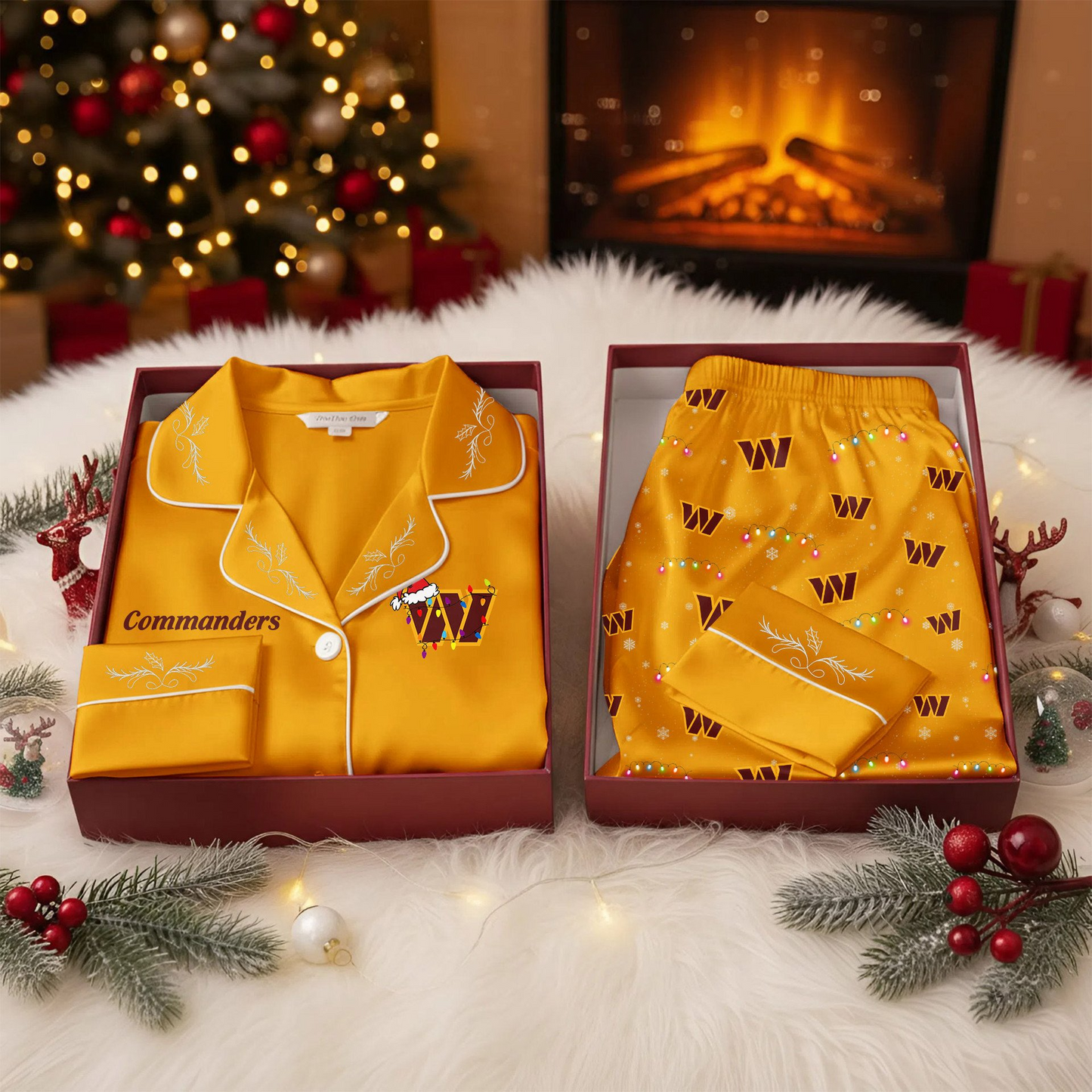 Premium NFL WAS Christmas Pajasma V2 NMD TTV