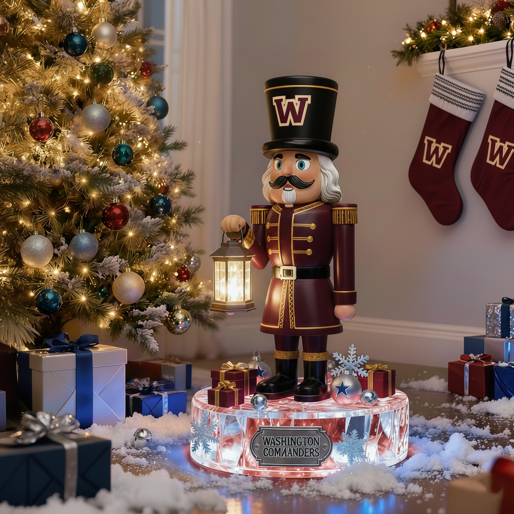 Premium NFL WAS LED Nutcracker Holiday Decor V1 NMD 261125 TTV
