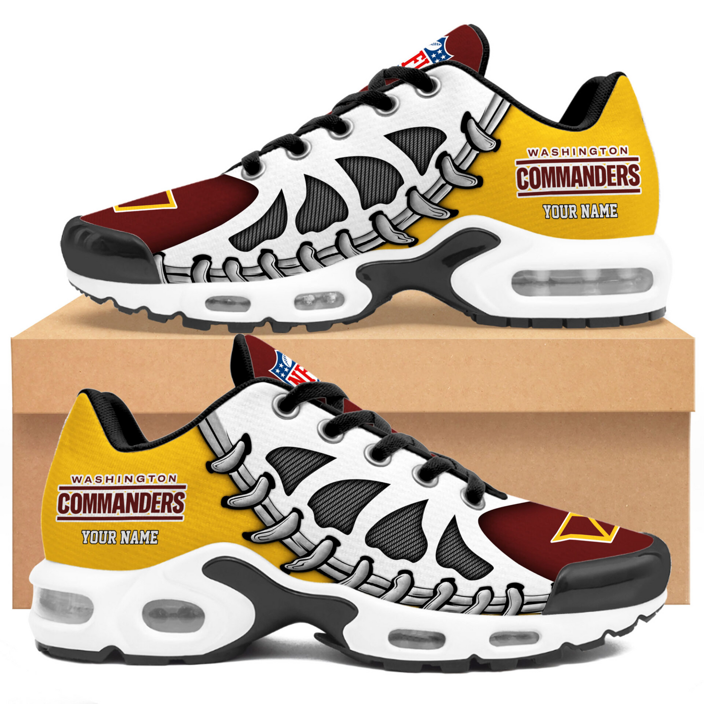 Premium NFL WAS Spine Rush Air Max Sneaker V4 NMD TTV