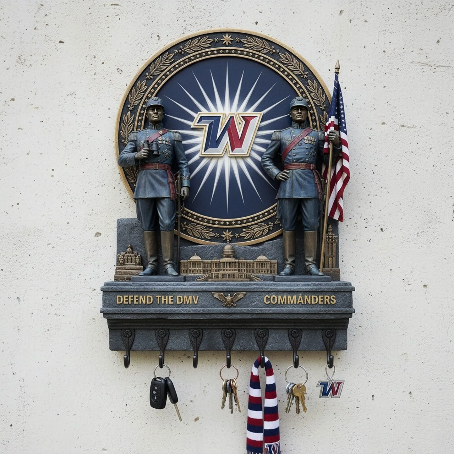 Premium NFL WAS Spirit Guardian Wall Key Holder V1 NMD TTV
