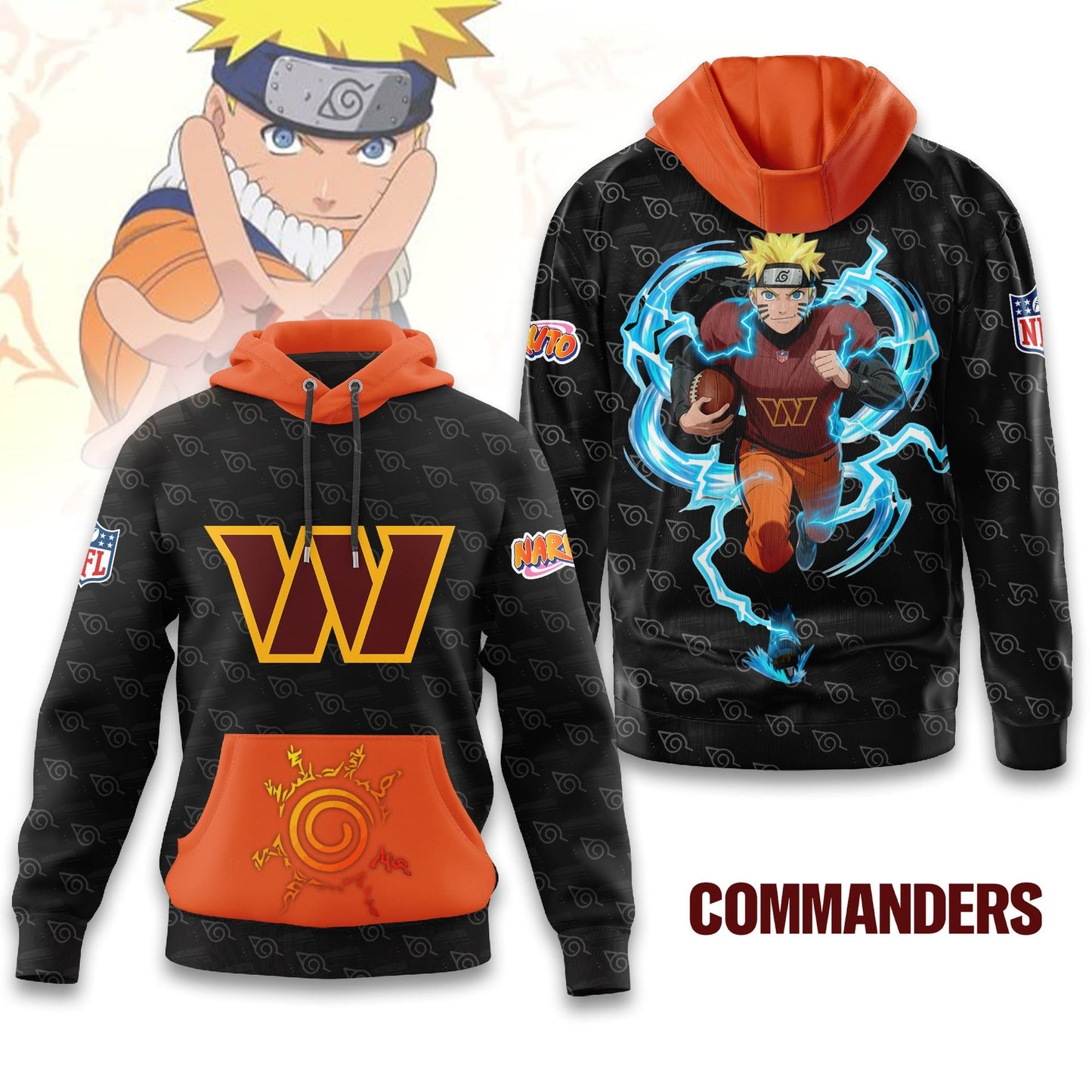 Premium NFL WAS x NAR Hoodie V1 NMD NHM