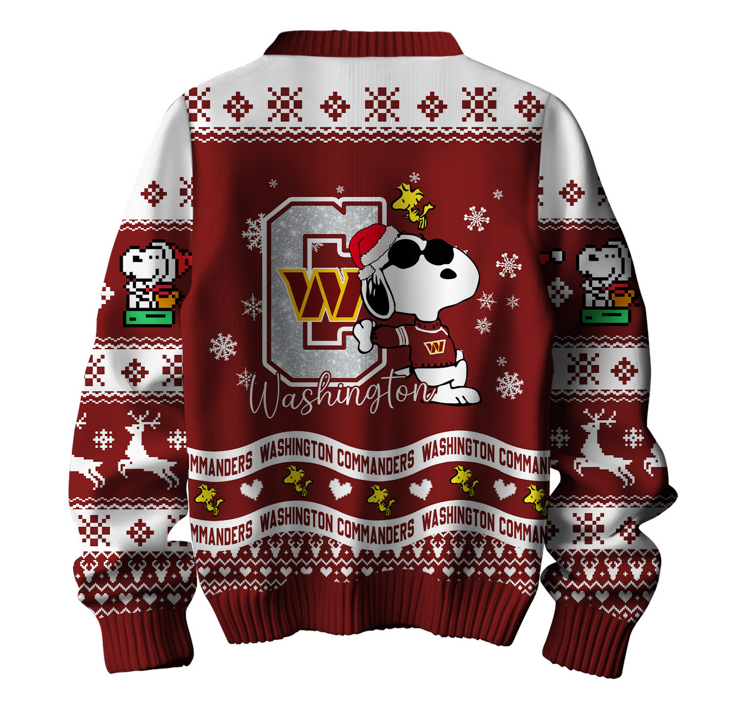 Premium NFL WAS x SNP Ugly Sweater V1 NMD TTV