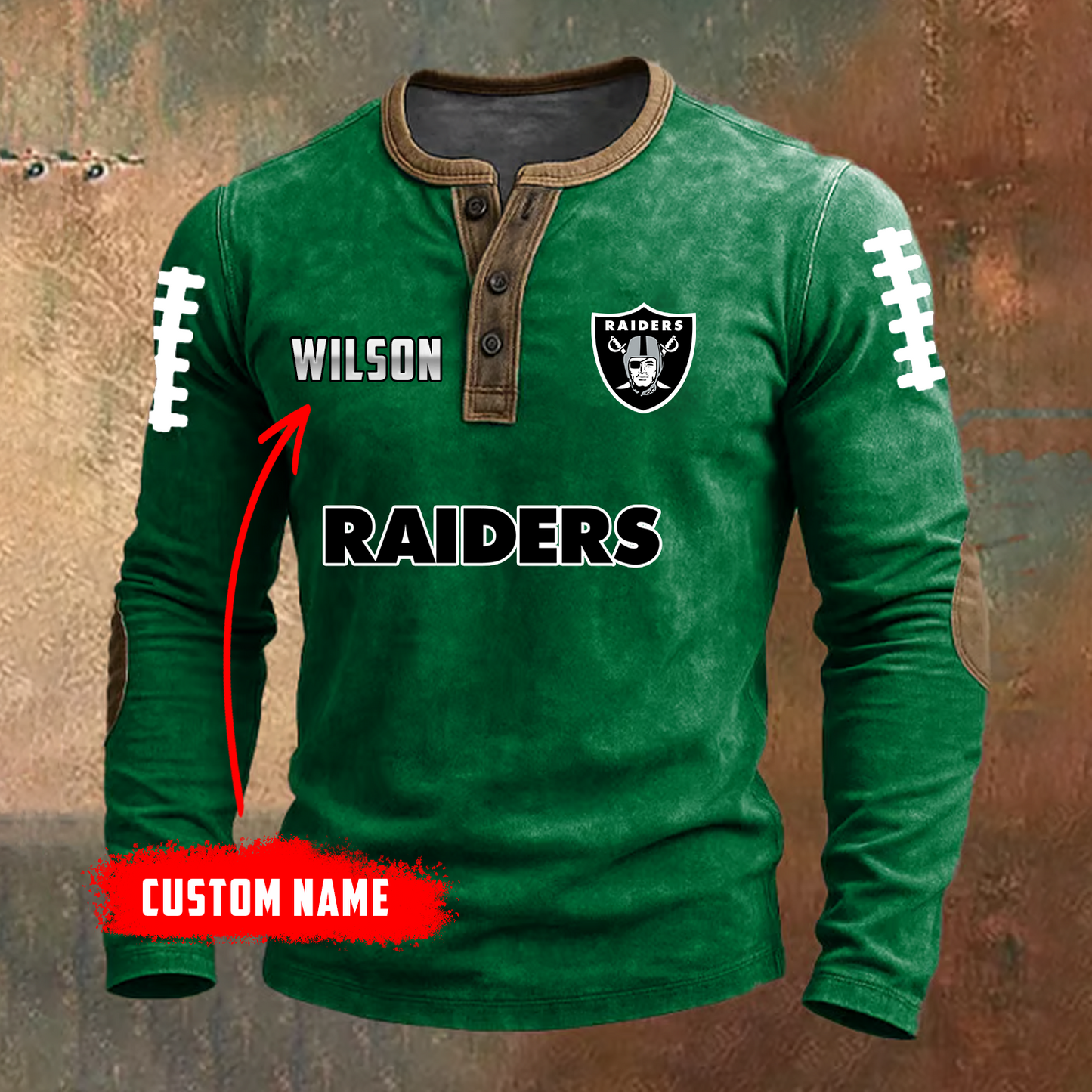 PREMIUM NFL X LVR LONG SLEEVE SHIRT NDT TDT