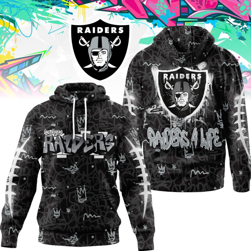 Premium NFL X RAI Special Graffiti My Team 4 Life Hoodie NDT TDT