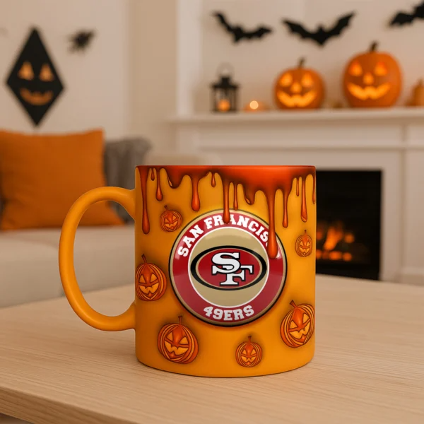Premium SAN NFL Halloween Mug V1 NAK PTTD