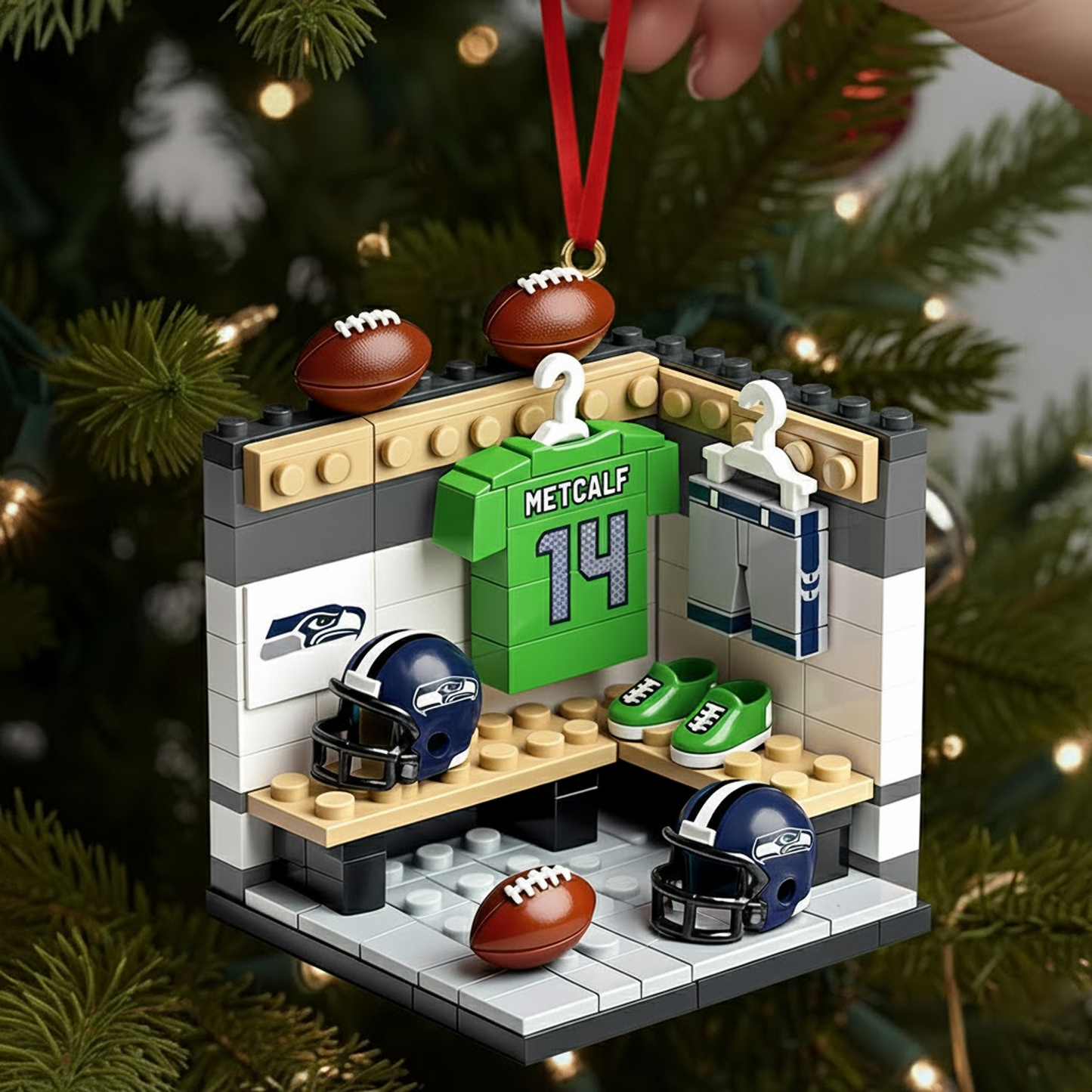 SEA X NFL Sport Lover Ornament - Personalized Gift For Sport Lover Christmas Ornament NAK THUONGNH