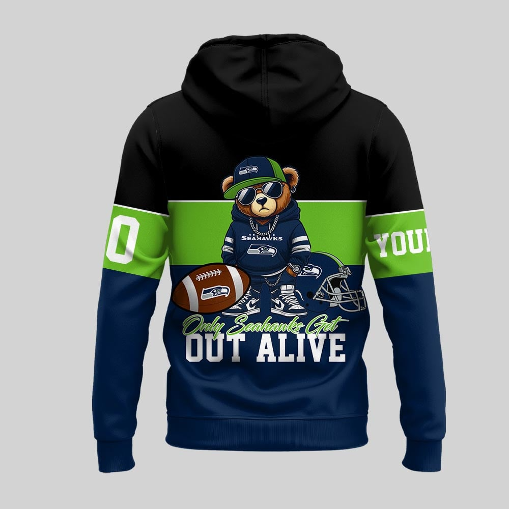 SS Premium NFL Customizable Teddy Bear Hoodie DDT HLPHUONG