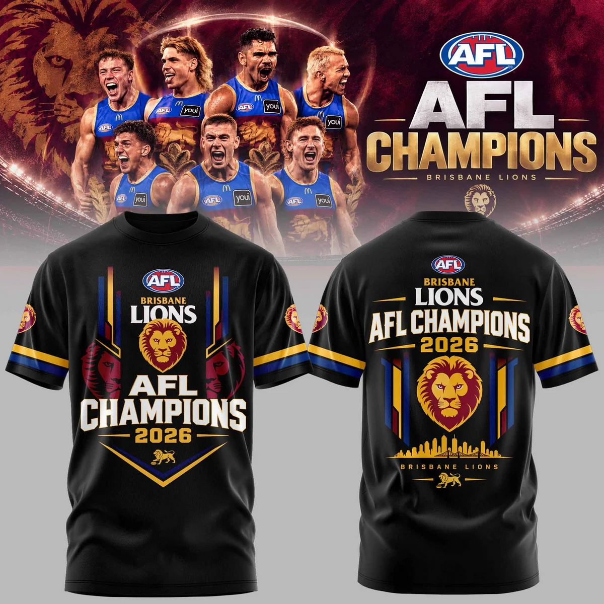 PREMIUM AFL X BL THANK FOR MEMORIES CHAMPIONSHIP TSHIRT V5 LIMITED EDITION NAK NHT