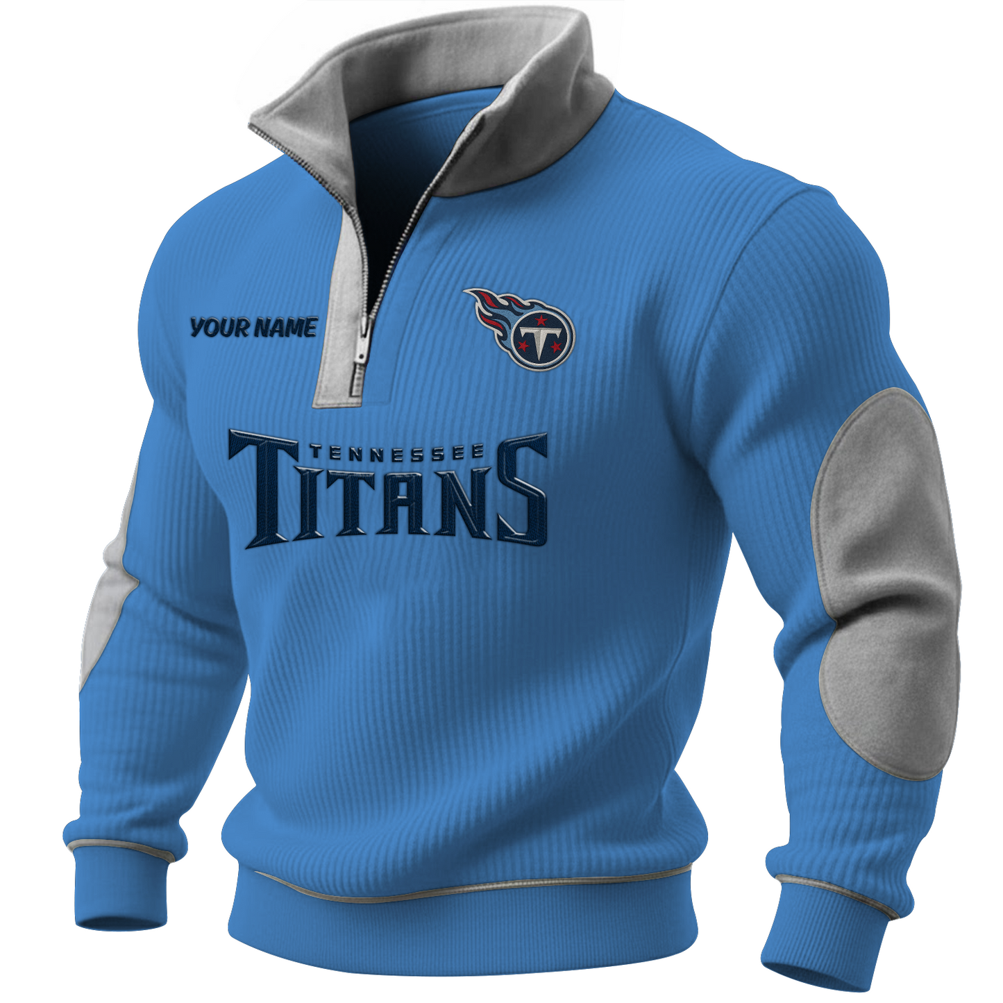TEN x NFL PREMIUM LONG ZIP POLO SHIRT DATND TANTD
