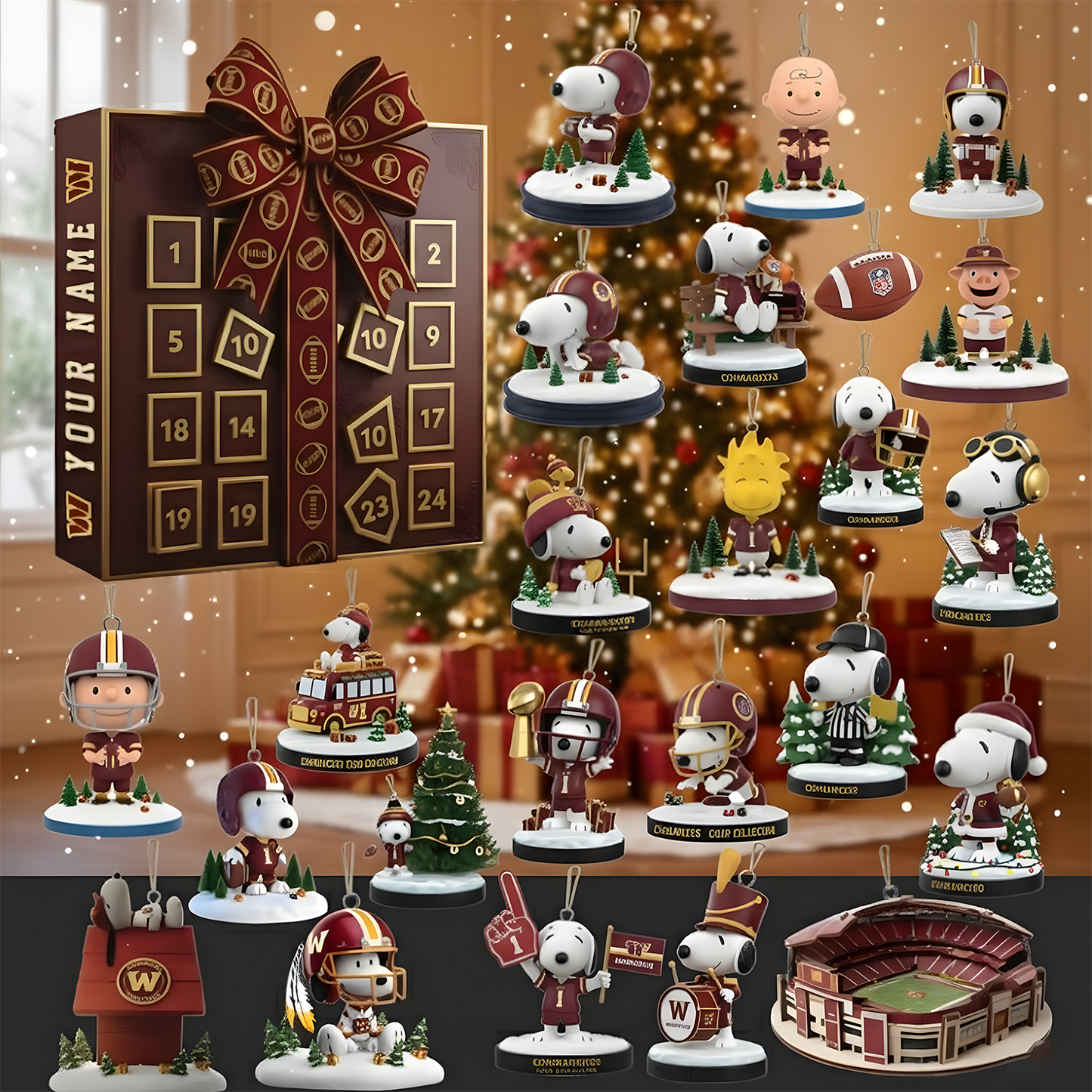 NFL WC Full Set Advent Calendars 2025 Blind Boxes Gifts 131125 V1 NAK NHT