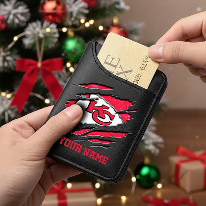 Premium NFL X KCC  Cracked  Leather Wallet V1 NDT NHM 241125