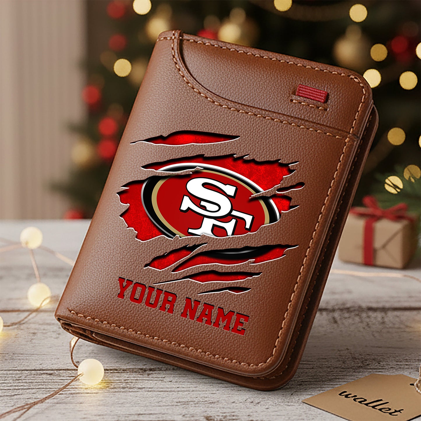 Premium NFL X SF Cracked  Leather Wallet V1 NDT CTND 241125