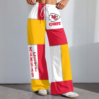 Premium NFL X KCC Color Block Football High-Stretch Casual Pants NDT NHM 181125