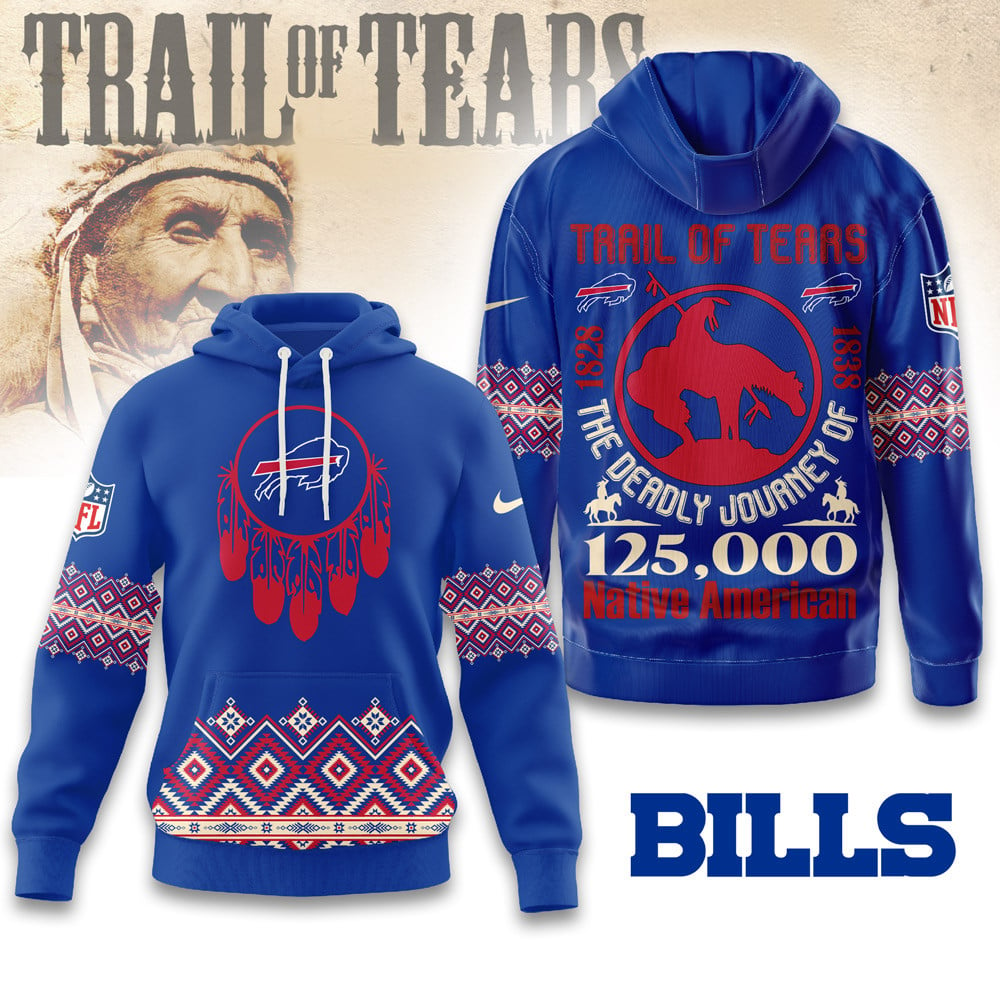 Premium NFL X BUF Trail of Tears 3D Shirt NDT NHM2511
