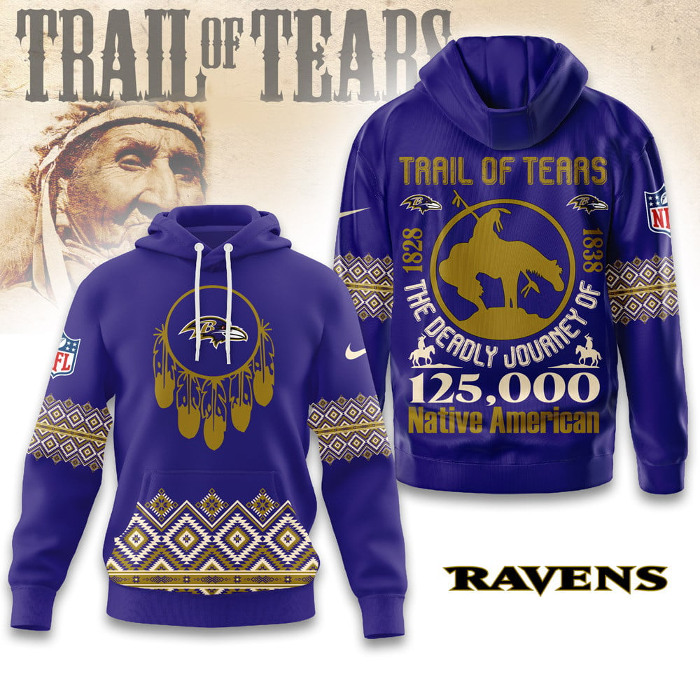 Premium NFL X BATI Trail of Tears 3D Shirt NDT NHM2511