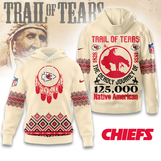 Premium NFL X KCC Trail of Tears 3D Shirt NDT NHM2511