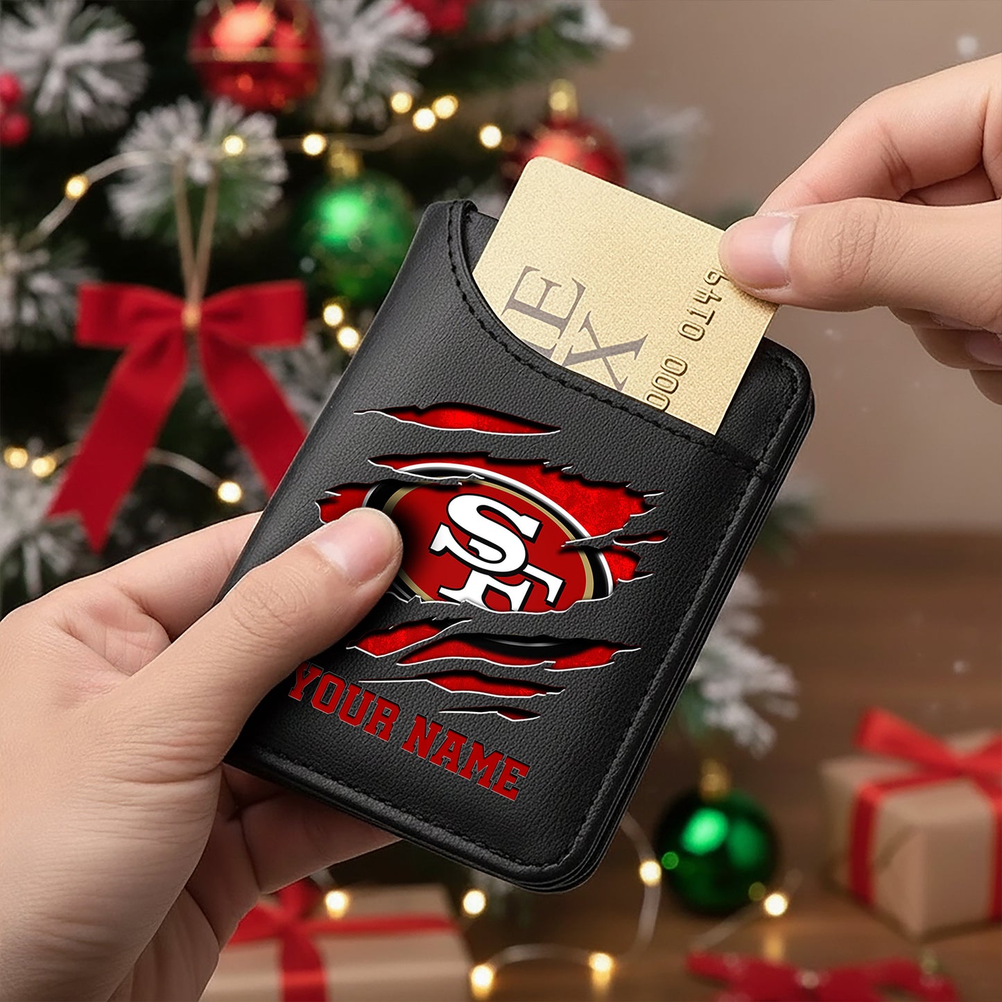 Premium NFL X SF Cracked  Leather Wallet V1 NDT CTND 241125