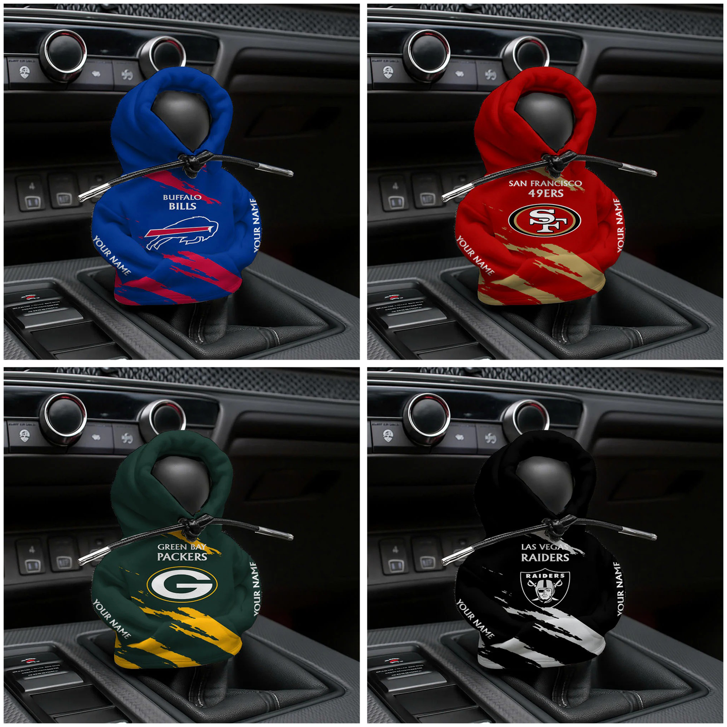 NFL Car Gear Shift Hoodie DDT CTND