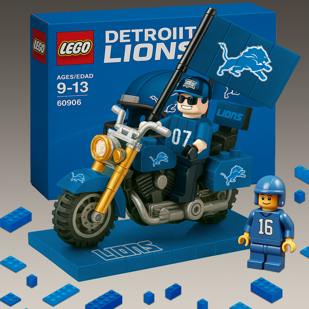 PREMIUM All TEAM NFL BUIDING  BLOCKS BIKE TOY SET NDT  181125