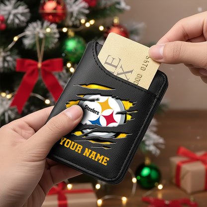 Premium NFL X PIT Cracked  Leather Wallet V1 NDT CTND 241125