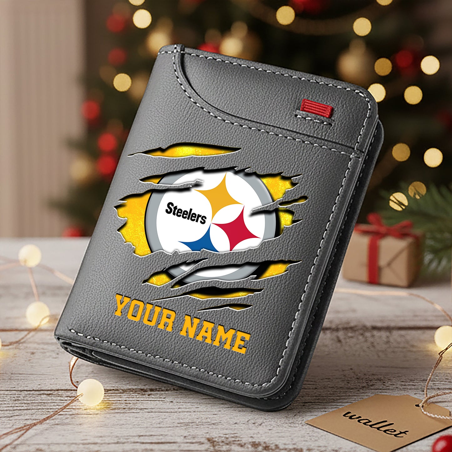 Premium NFL X PIT Cracked  Leather Wallet V1 NDT CTND 241125