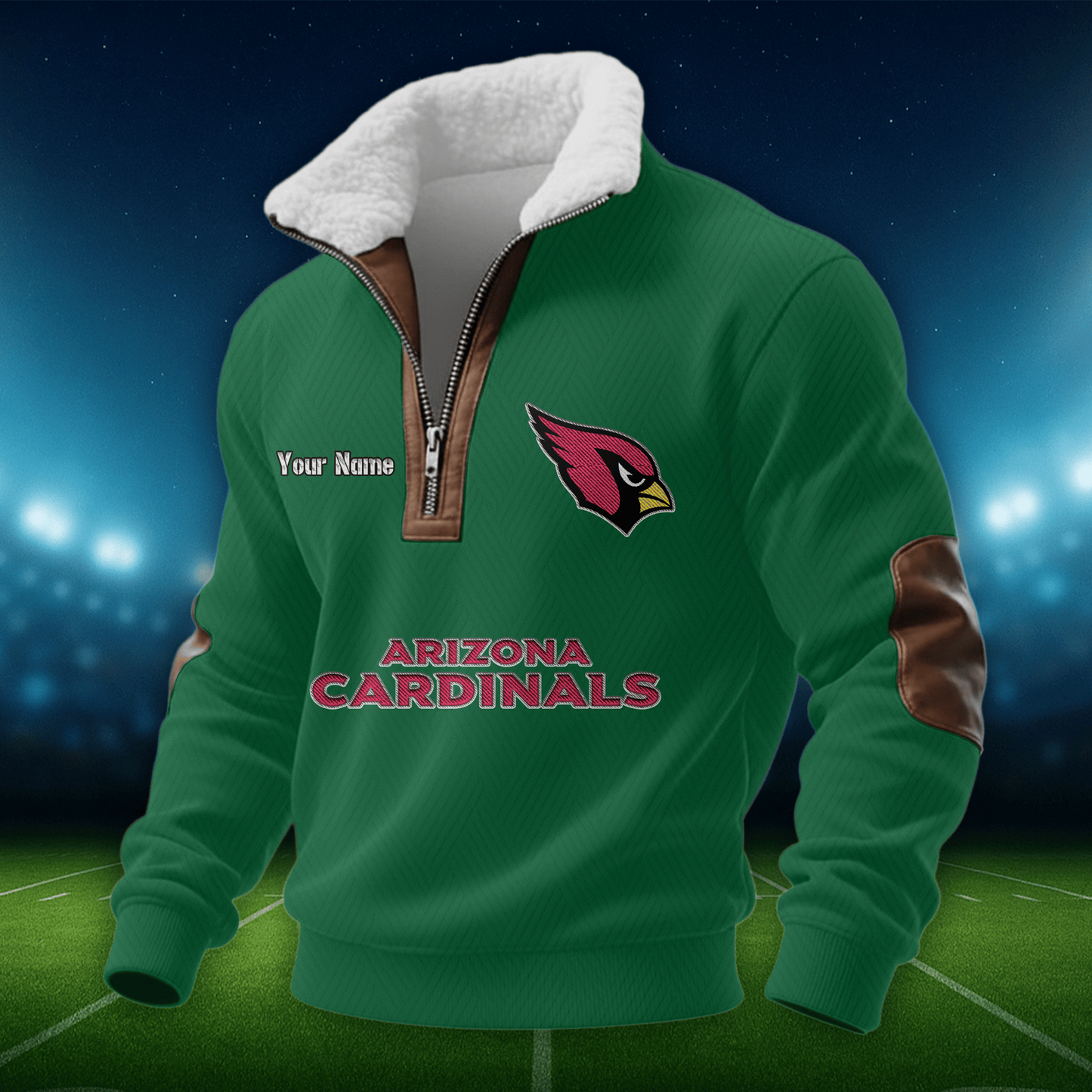 AC NFL Men Fur Collar Sweatshirt DDT CTND