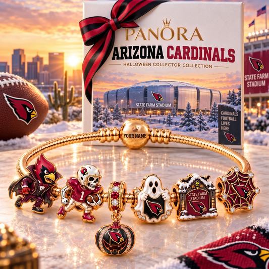 AC x Luxury NFL Gold Charm Halloween Bracelet