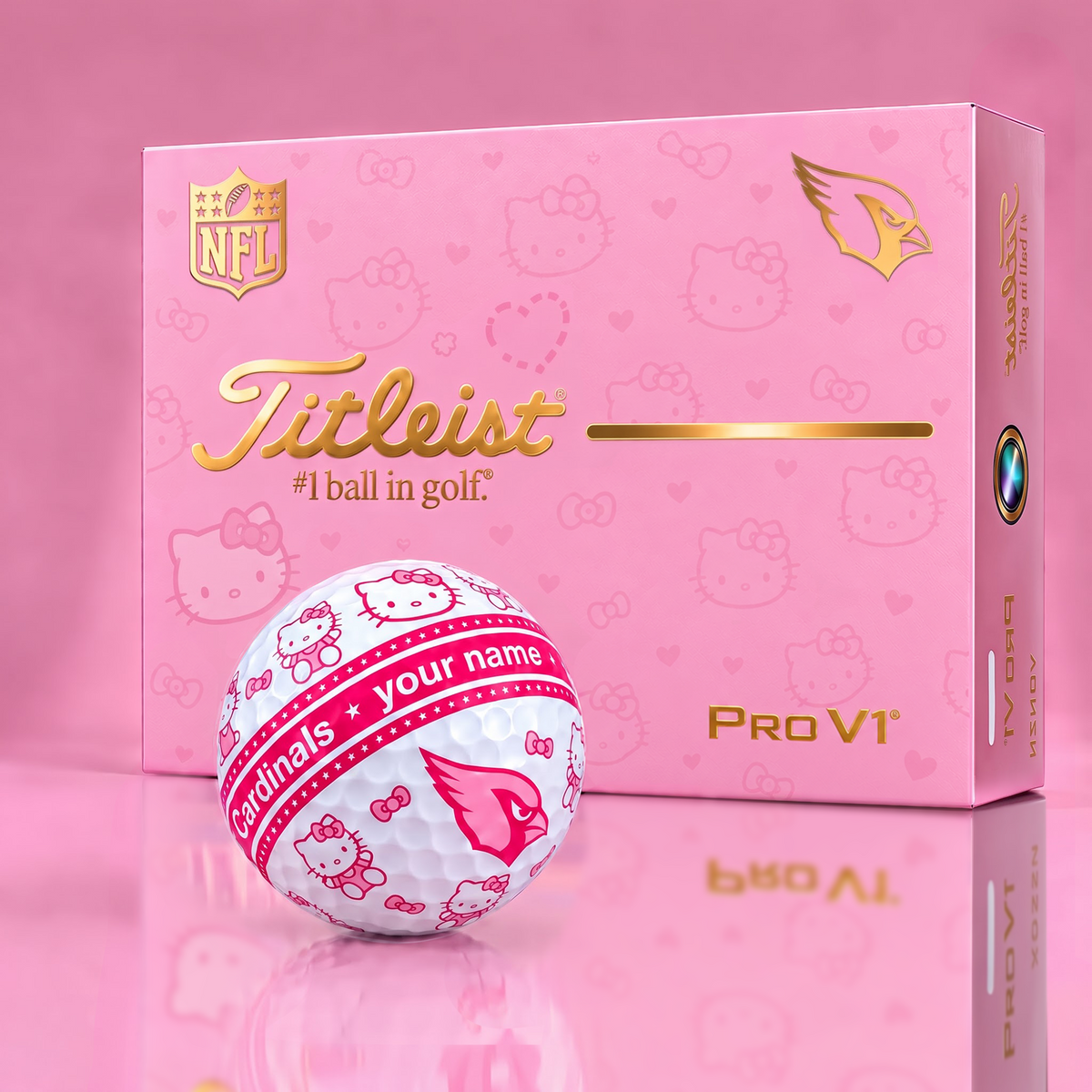 AC x Personalized NFL Hello Kitty Women’s Golf Gift Set