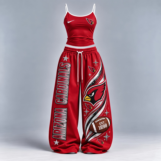 AC x Premium NFL Sports-Inspired Cami & Wide-Leg Pants Set