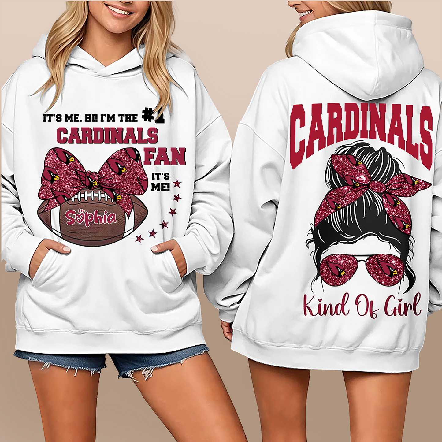 AC Premium NFL Kind Of Girl Hoodie DDT HLPHUONG