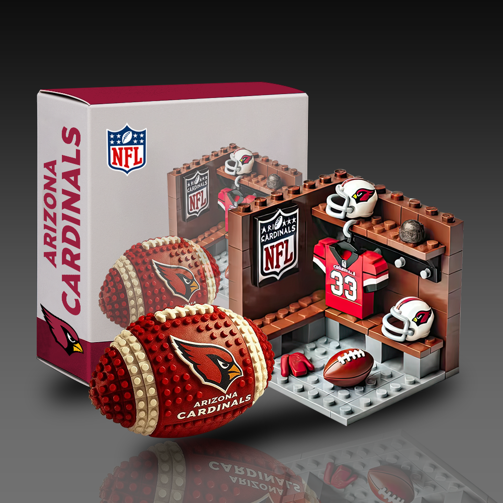 NFL Team Ball & Changing Room Building Block Football Set DDT CTND