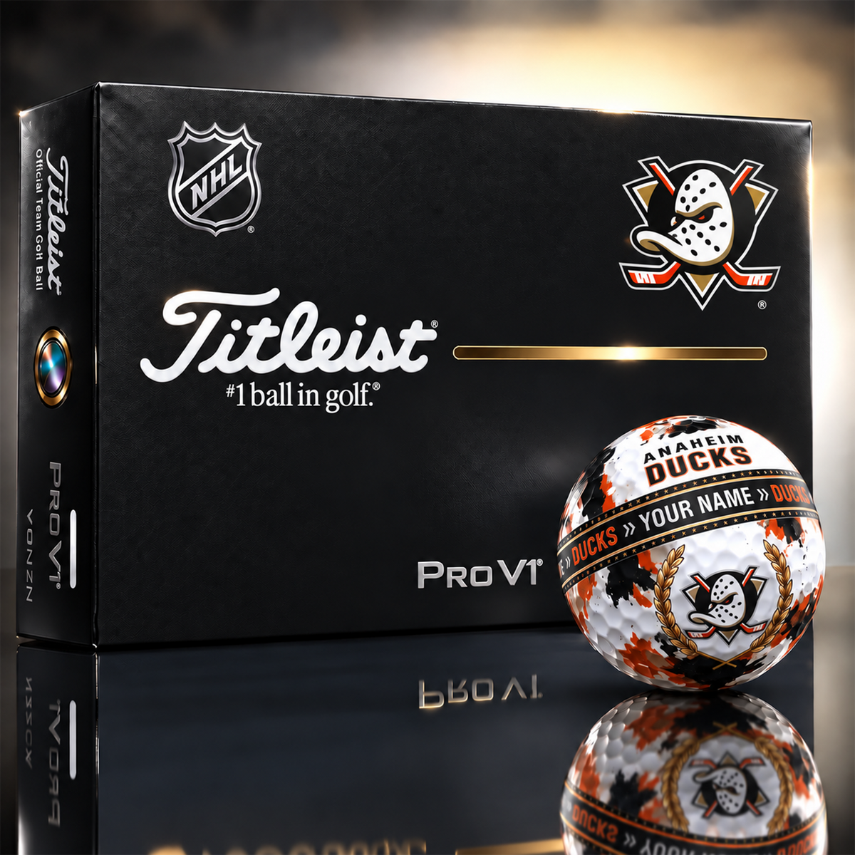AD x Premium NHL Titleist Pro V1 Golf Ball Set