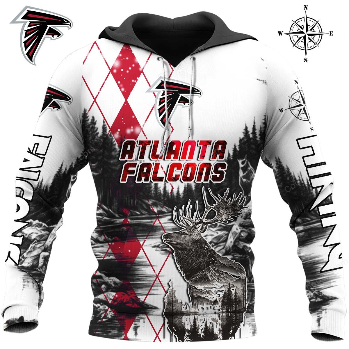 AF x NFL Hiking 3D Hoodie DDT CTND