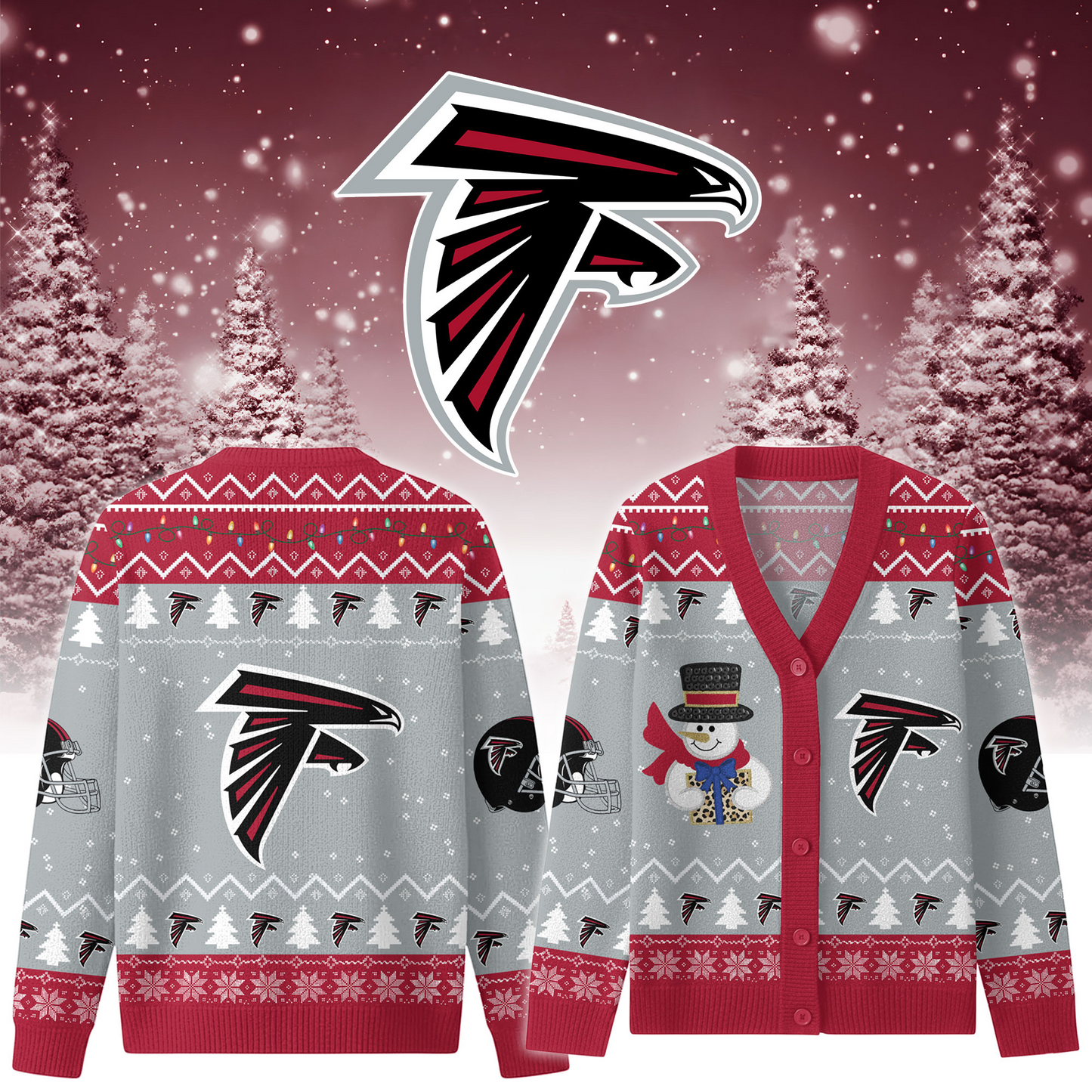AF x NFL Premium Knitted Cardigan Jacket DDT CTND