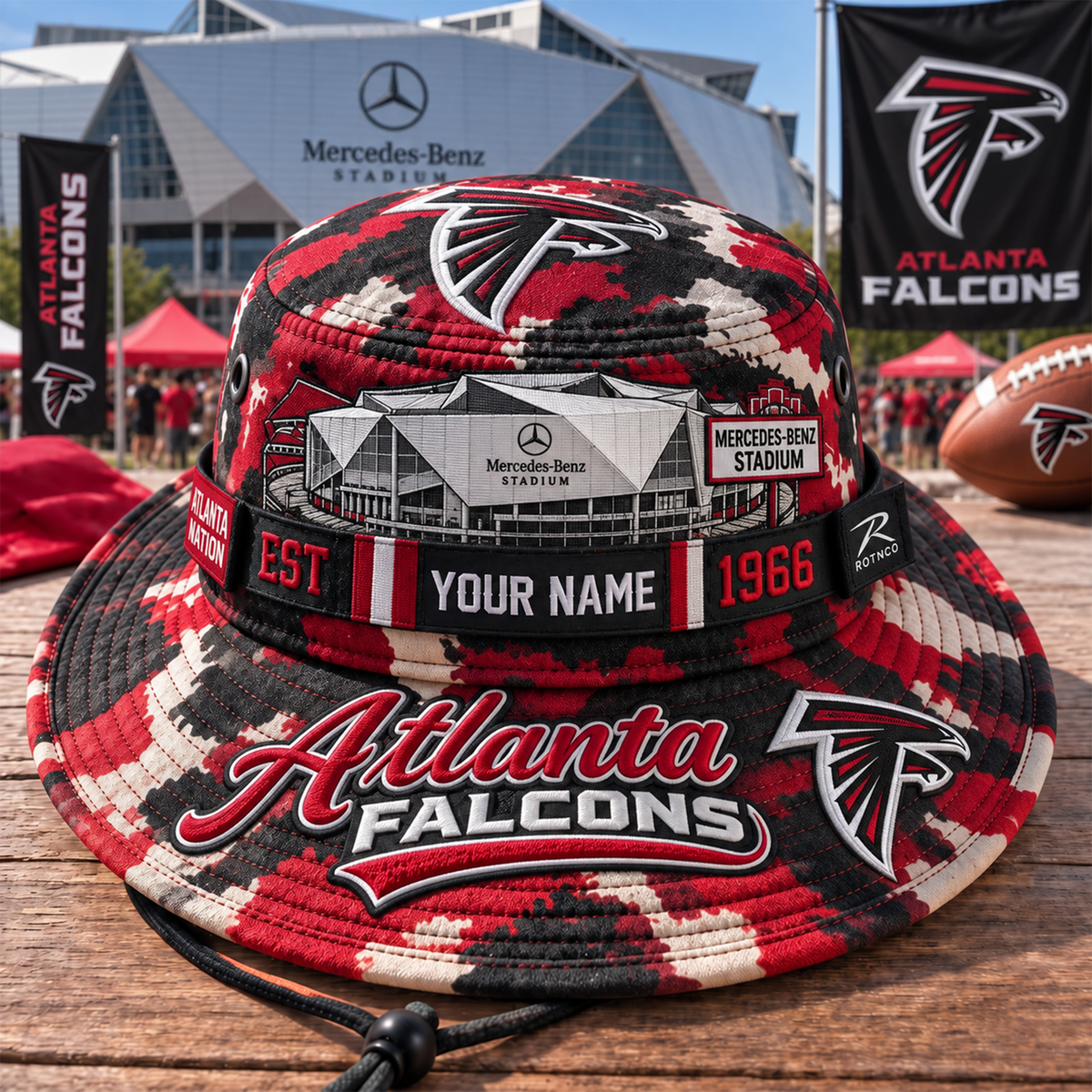 AF x PREMIUM NFL CAMO BOONIE HAT