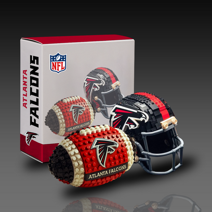 NFL Team Ball & Helmets Building Block Football Set DDT CTND