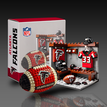 NFL Team Ball & Changing Room Building Block Football Set DDT CTND