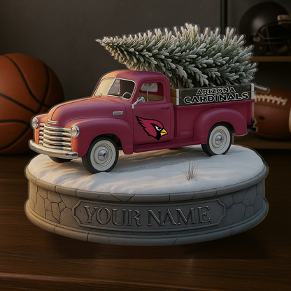 ARI Custom NFL Christmas Acrylic Block Plaque Decor DatND DVT