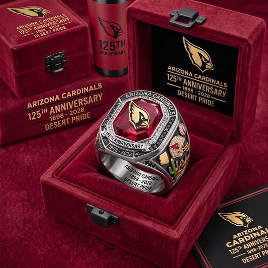 ARI X Custom NFL Team Anniversary Collector's Ring Set
