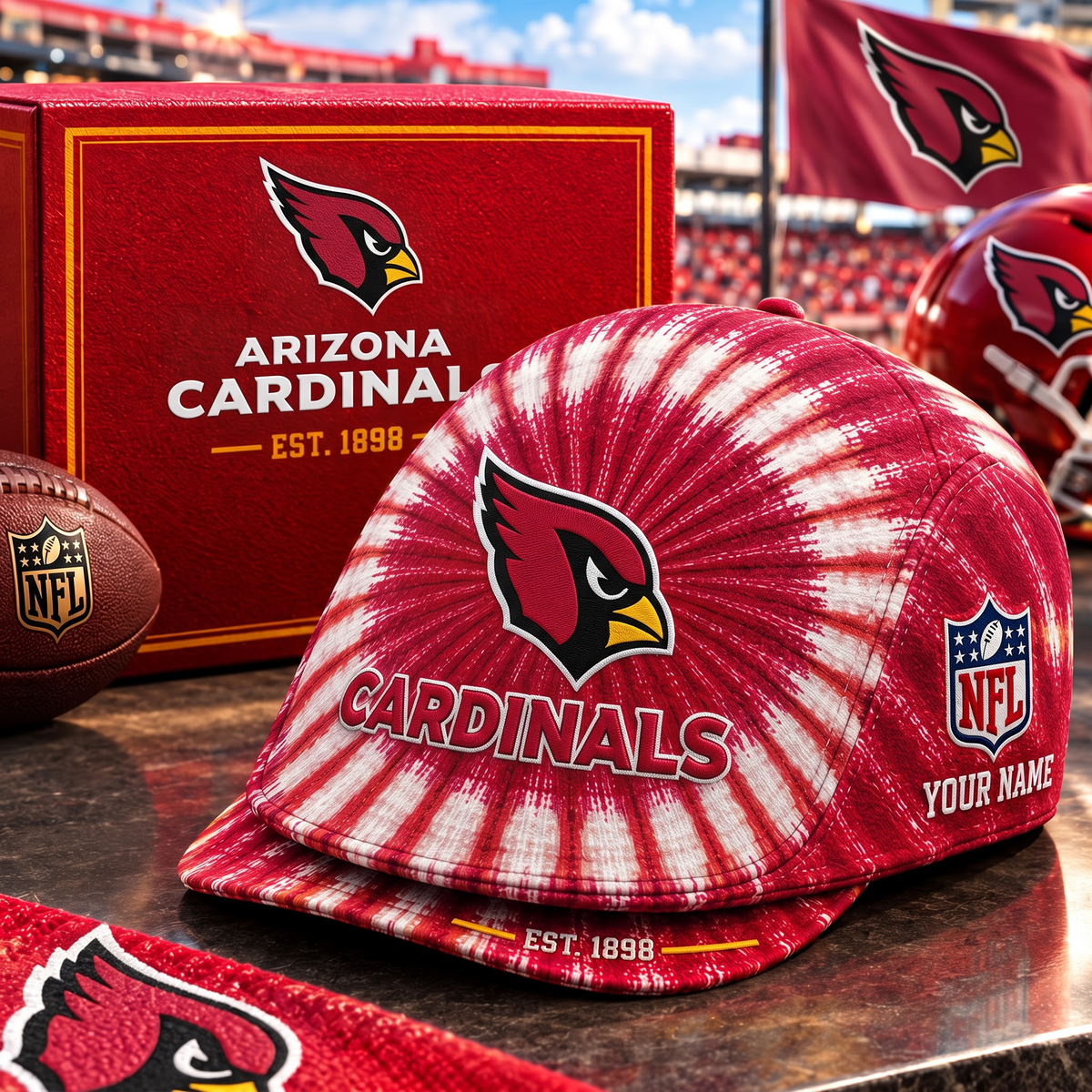 ARI X Custom-Printed Jeff Hat – Gift for NFL Fans (Limited Edition, Name Customizable)