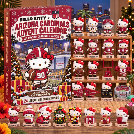 ARI X Hello Kitty x NFL Christmas Advent Calendar - 24 Days Mini Figure Gift Set