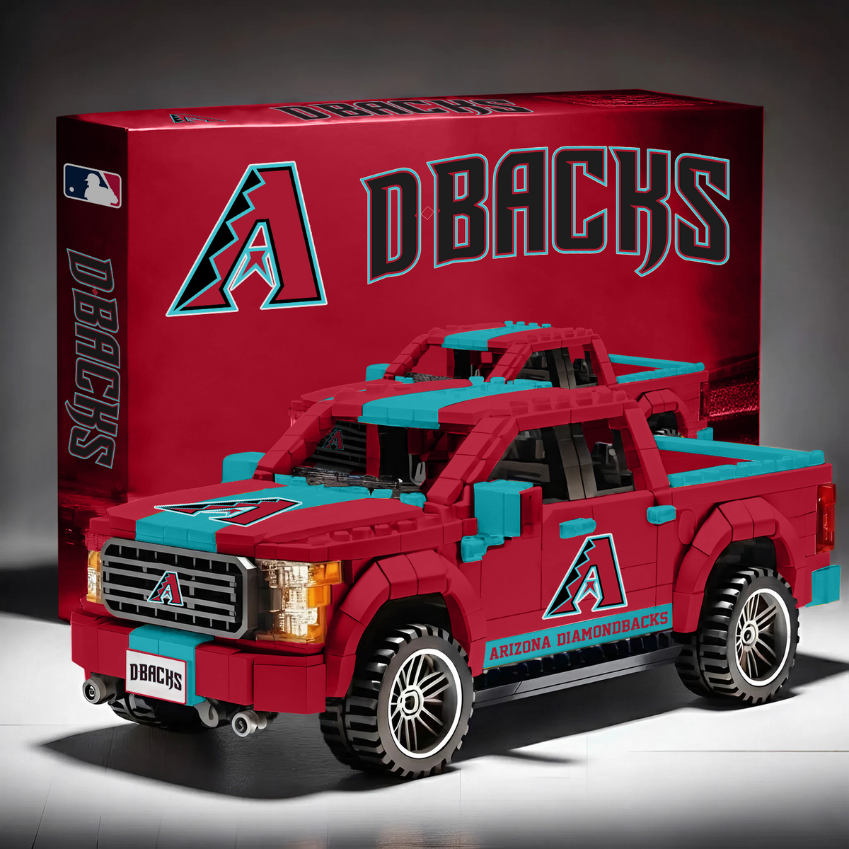 ARI X MLB Pickup Truck Building Block Set