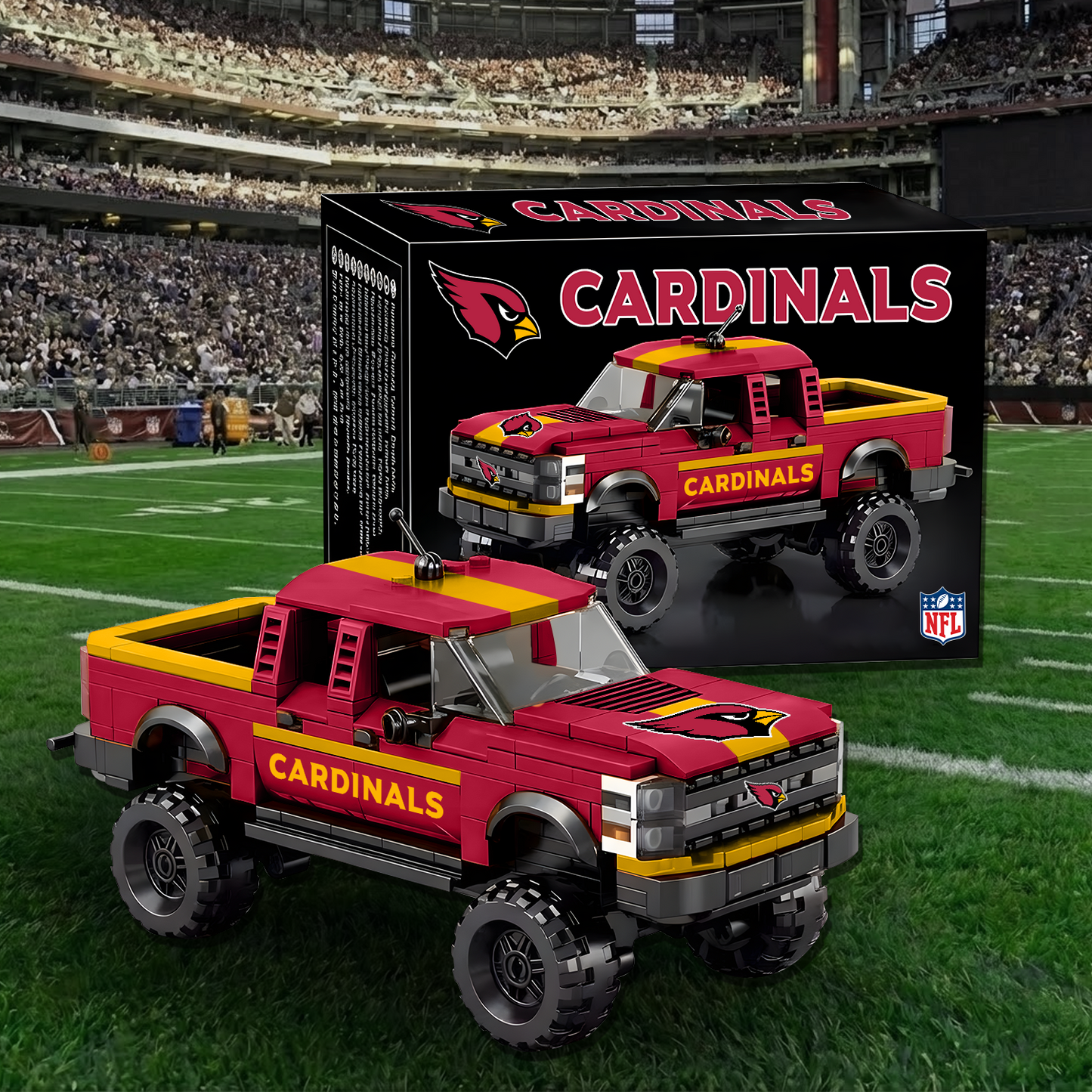 ARI X NFL Raptor pickup truck building block set 0512 NAK NHT