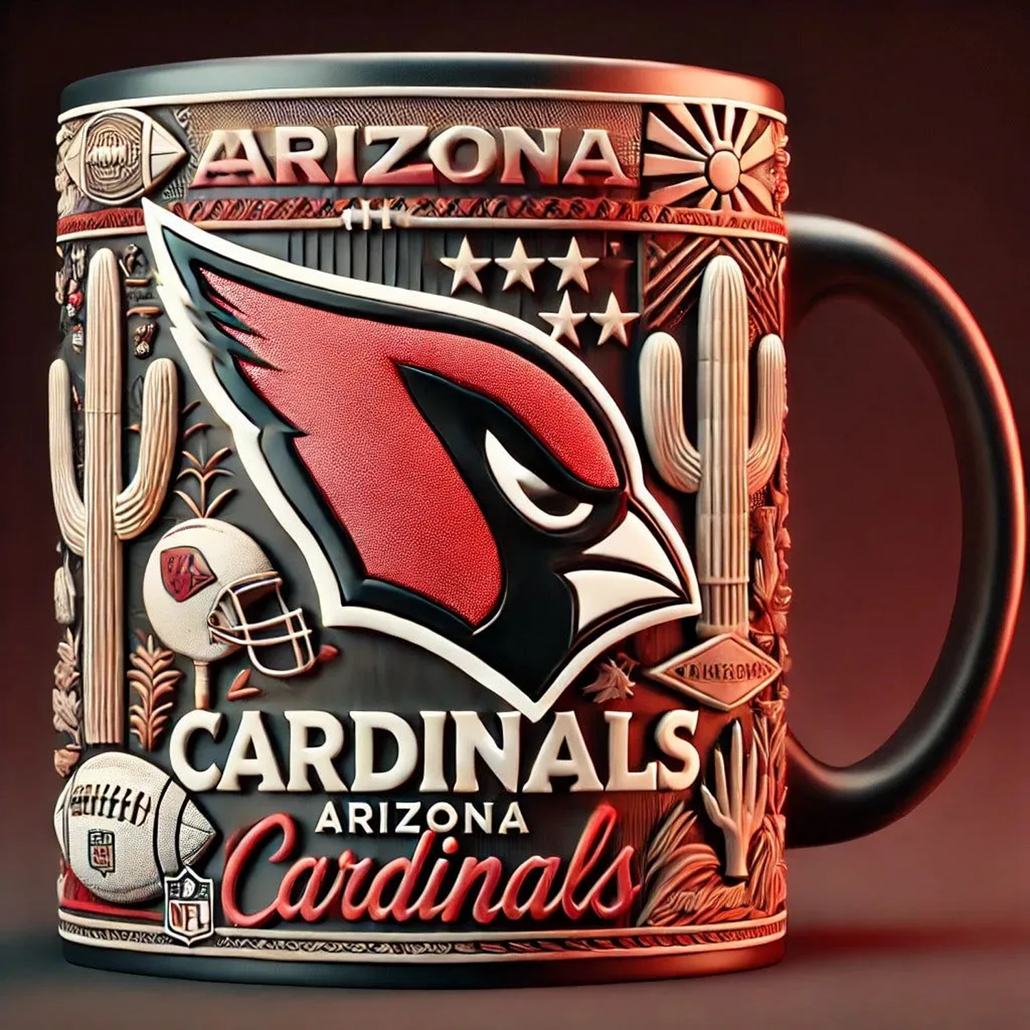 ARI X NFL football team Mug Series – Limited Edition Collectible 0412 NAK NHT