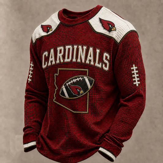 ARI X Premium NFL  Vintage Baseball Stitch Sweatshirt