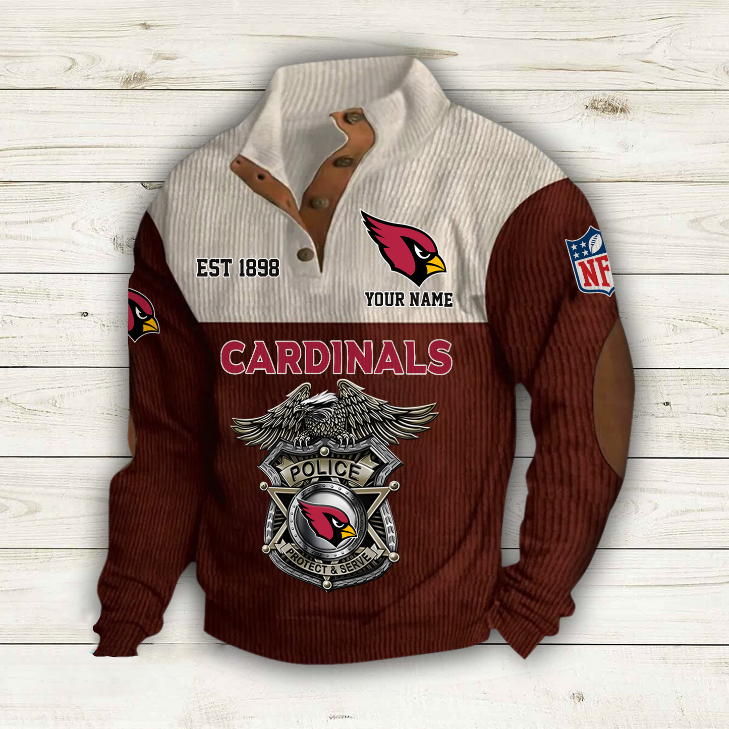 ARI x NFL Custom Name Sport Sweatshirt DatND DVT