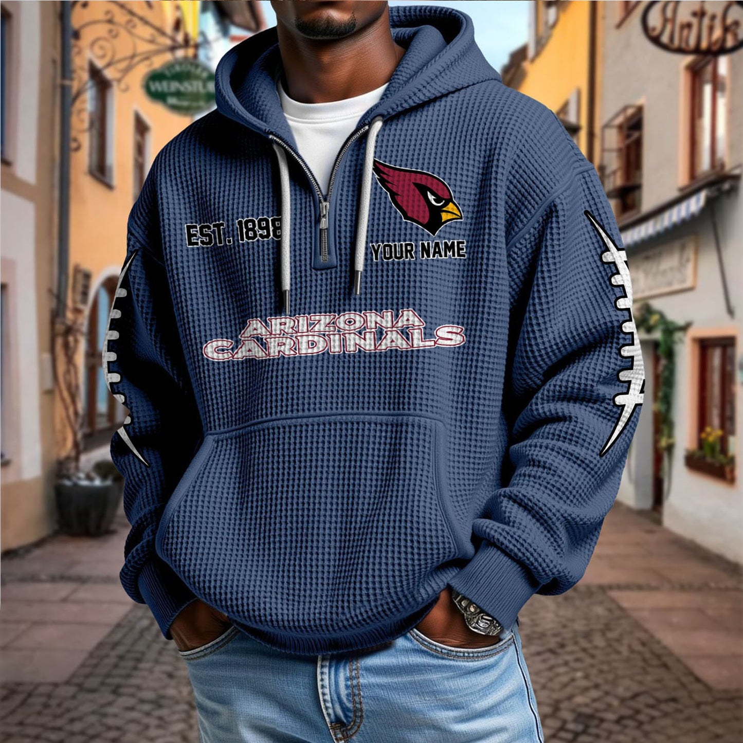ARI x NFL Waffle Hoodie DatND DVT