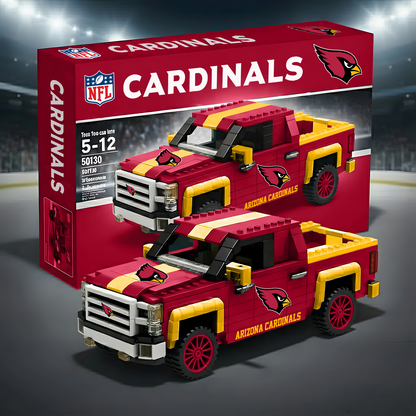 NFL 3D Racing Truck Model Building Block Set 0212 NAK NHT